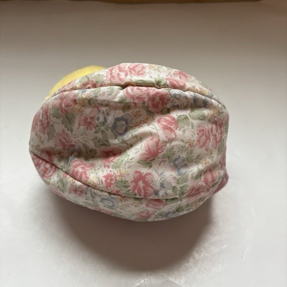 Vintage Baby Chick in Flower Easter Egg Plush Love Land 1985 Windsor Toys Korea - Picture 3 of 7